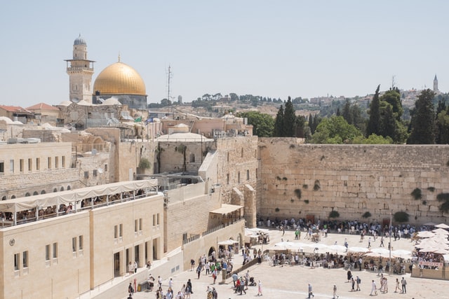 View of the Western Wall in Jerusalem